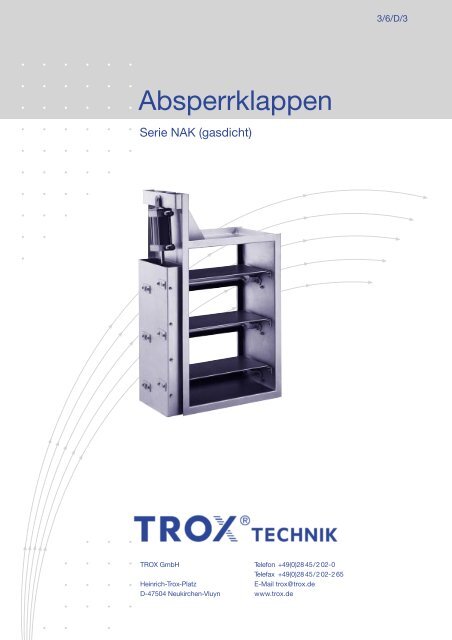 Serie NAK - Trox