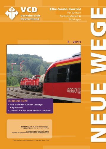 Elbe-Saale-Journal 3 | 2013 - VCD Landesverband Elbe-Saale