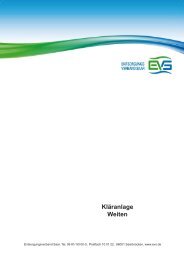 Kläranlage Weiten - EVS Entsorgungsverband Saar