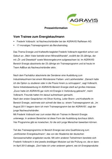 Dokument als PDF speichern - AGRAVIS Raiffeisen AG