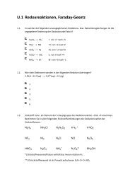 U.1 Redoxreaktionen, Faraday-Gesetz