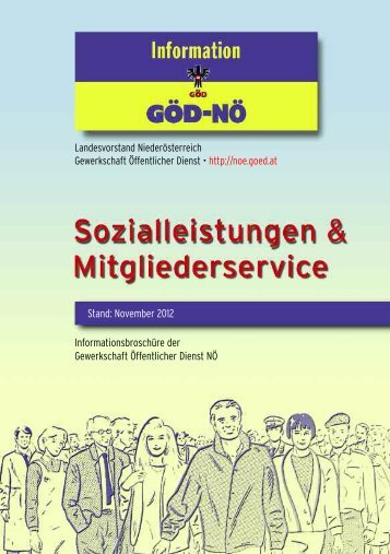 Sozialleistungen & Mitgliederservice - GÖD NÖ