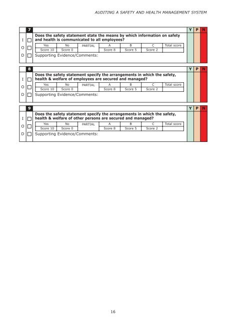 Audit Tool Revise 1 - Health and Safety Authority