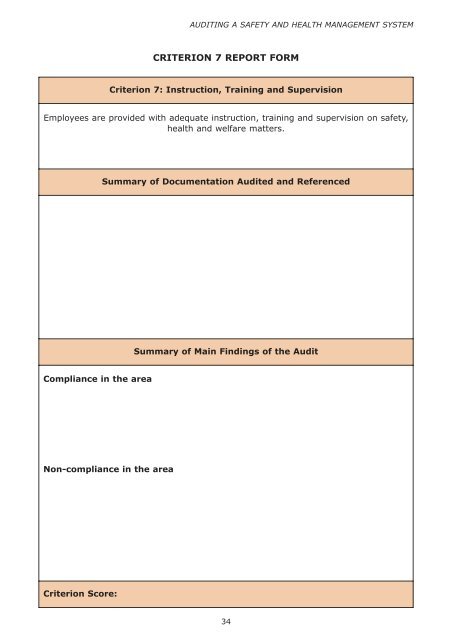 Audit Tool Revise 1 - Health and Safety Authority