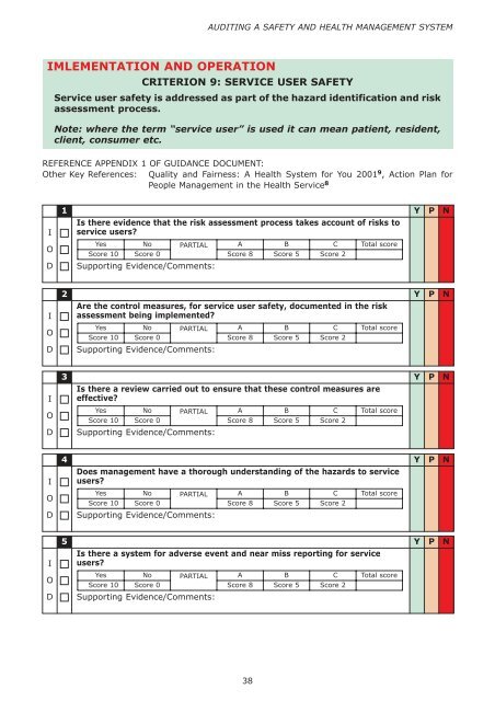 Audit Tool Revise 1 - Health and Safety Authority