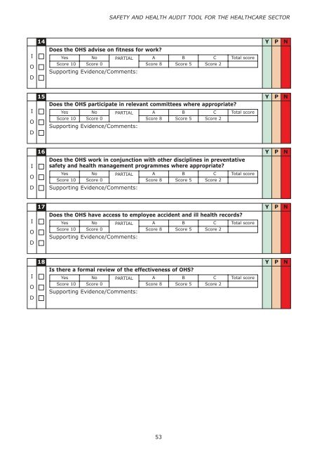 Audit Tool Revise 1 - Health and Safety Authority