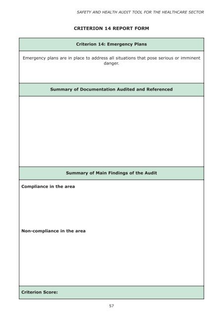 Audit Tool Revise 1 - Health and Safety Authority