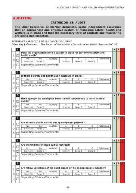 Audit Tool Revise 1 - Health and Safety Authority