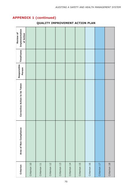 Audit Tool Revise 1 - Health and Safety Authority