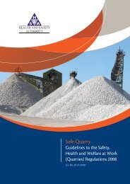 Safe Quarry - Health and Safety Authority