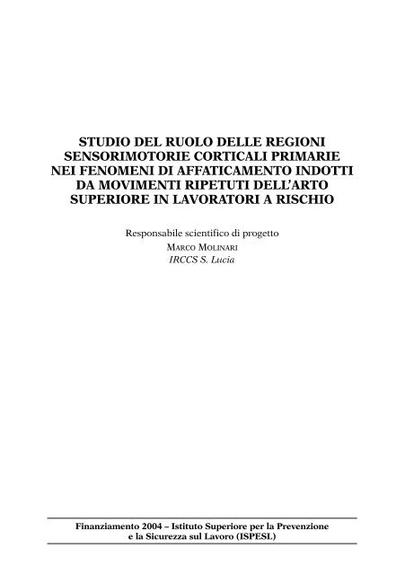 Solo testo.pdf - Fondazione Santa Lucia