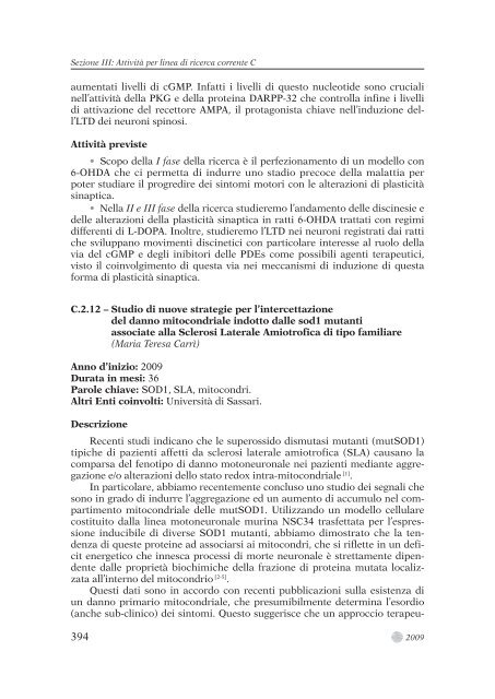 0-TESTO COMPLETO.pdf - Fondazione Santa Lucia