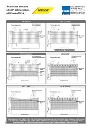 Technisches Merkblatt adronit®-Schmuckzäune ARTE und ARTE-SL