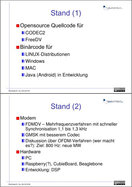 Digitale Sprachübertragung -CODEC2 und FreeDV-29.06.13-qq