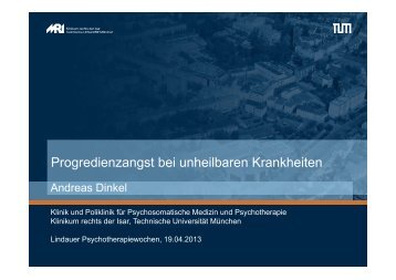 Progredienzangst bei unheilbaren Krankheiten (pdf) - Lindauer ...