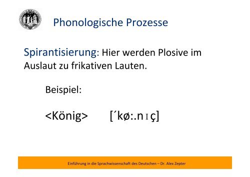 Phonetik, Phonologie - Worthaus