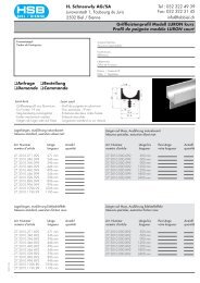 Prospekt Griffleistenprofile als PDF - HSB Biel-Bienne