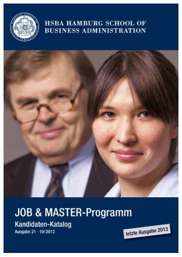 Aktueller Job & Master-Kandidatenkatalog - HSBA