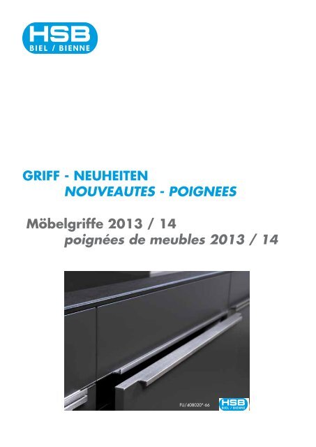 Neuheiten 2013/14 als PDF-Datei downloaden. - HSB Biel-Bienne