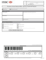 Security Device Request Form - HSBC Bermuda