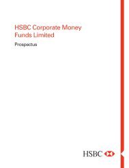 US Dollar Funds (pdf, 298kb) - HSBC Bermuda