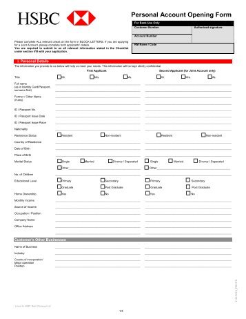 Hsbc Wire Transfer Form Pdf Hsbc Wire Transfer Form Pdf