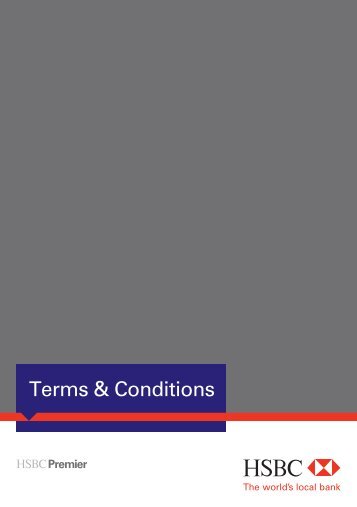 Terms & Conditions - HSBC