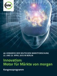 Innovation - Berufsverband Deutscher Markt