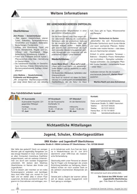 Amtsblatt herunterladen - Gemeinde Lichtenau