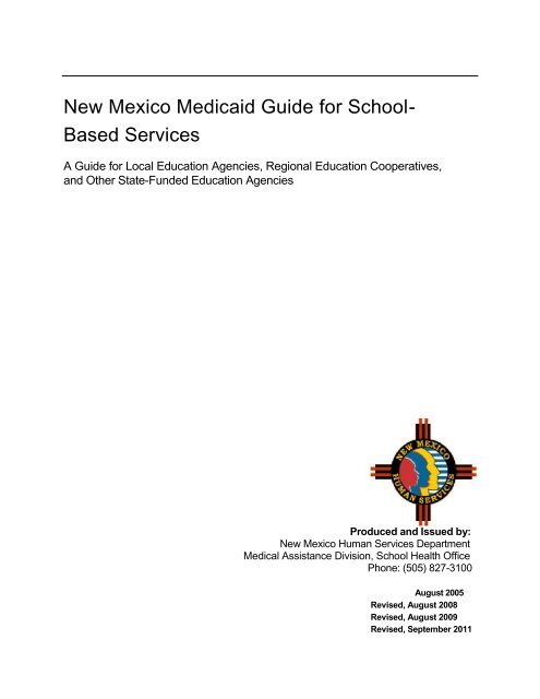 New Mexico Medicaid Guide for School- Based Services