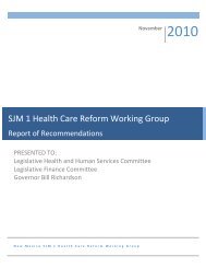 SJM1 Final Report - New Mexico Human Services Department