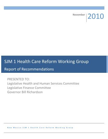 SJM1 Final Report - New Mexico Human Services Department