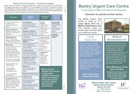 Bantry Urgent Care Leaflet.pdf - Health Service Executive