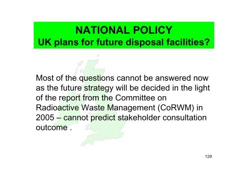 UK presentation to the first review meeting - HSE