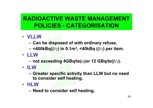 UK presentation to the first review meeting - HSE