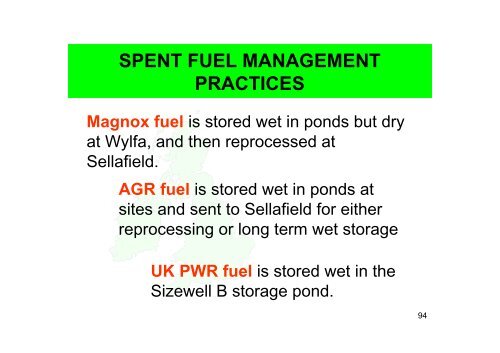 UK presentation to the first review meeting - HSE