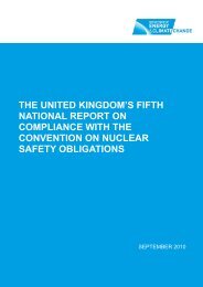 The United Kingdom's fifth national report on compliance with ... - HSE