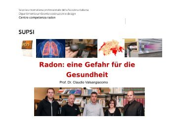 Radon: eine Gefahr für die Gesundheit