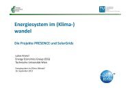 Energiesystem im (Klima-) wandel - EEG - Technische Universität ...