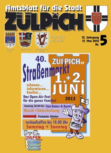 Amtsblatt0513.pdf - Stadt Zülpich