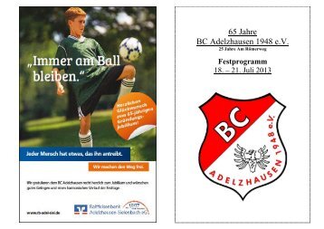 Sonntag, 21. Juli 2013 - BC Adelzhausen 1948 eV