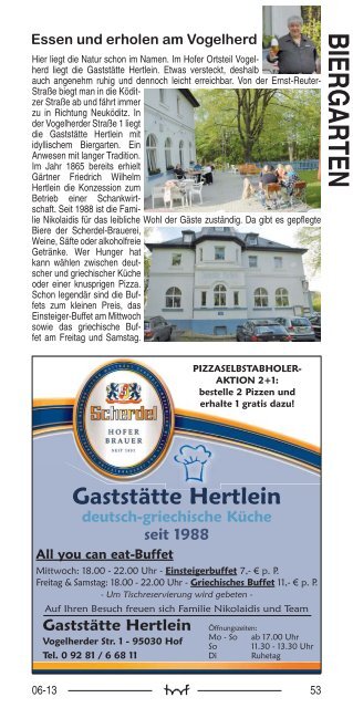 Juni - Hof Programm