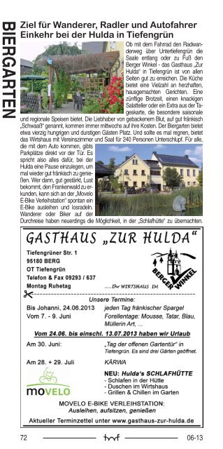 Juni - Hof Programm