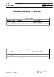 Leistungsbeschreibung - Institut fÃ¼r Mikro- und Informationstechnik