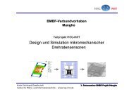Design und Simulation mikromechanischer Drehratensensoren
