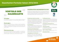 zum Dauerkarten-Bestellformular - HSG Wetzlar