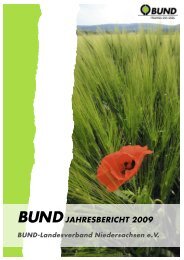 Jahresbericht 2009 - BUND LV Niedersachsen e.v.