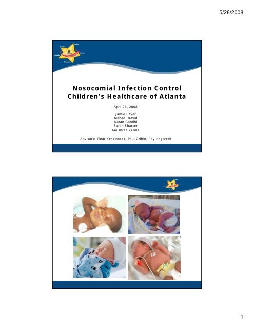Nosocomial Infection Control in the Neonatal Intensive Care Unit