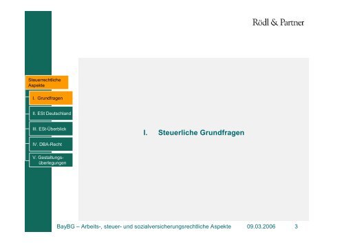 Personalentsendung - Steuerrechtliche Aspekte