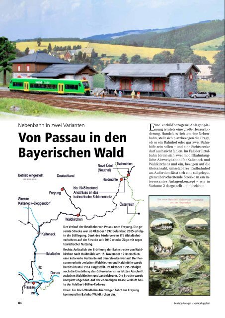 Von Passau in den Bayerischen Wald